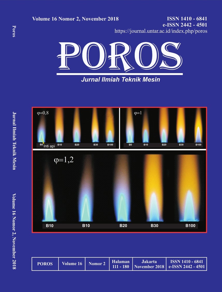 Cover Jurnal Poros Vol 16-2 Nov 2021